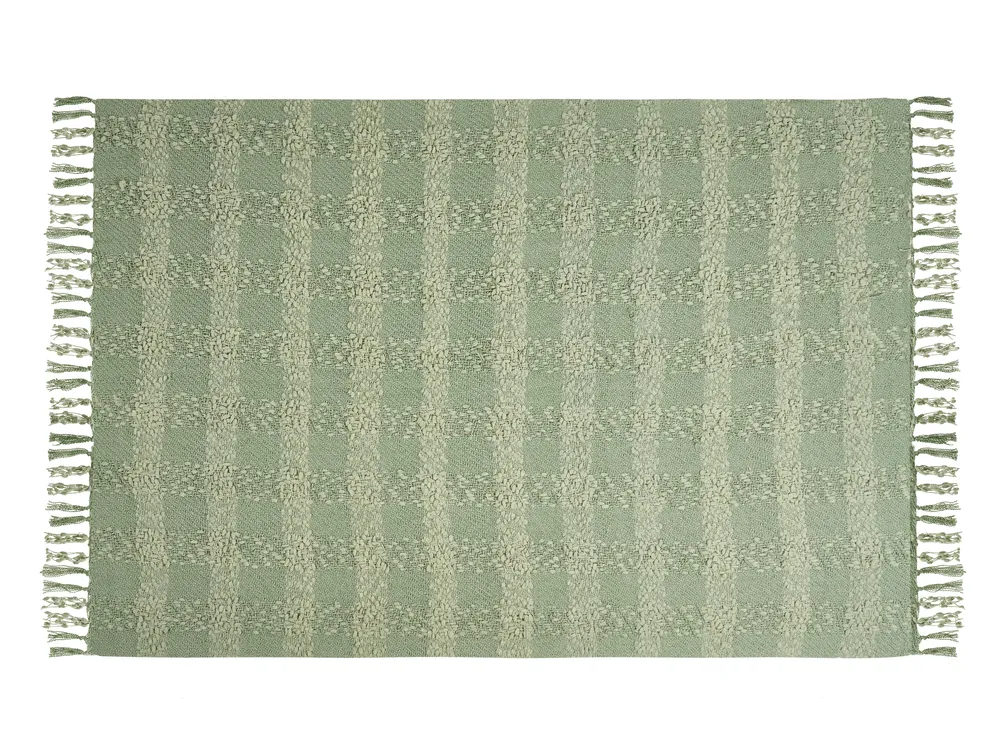 Kuscheldecke VELLA Stoff 150 x 200 cm Grün_1042362