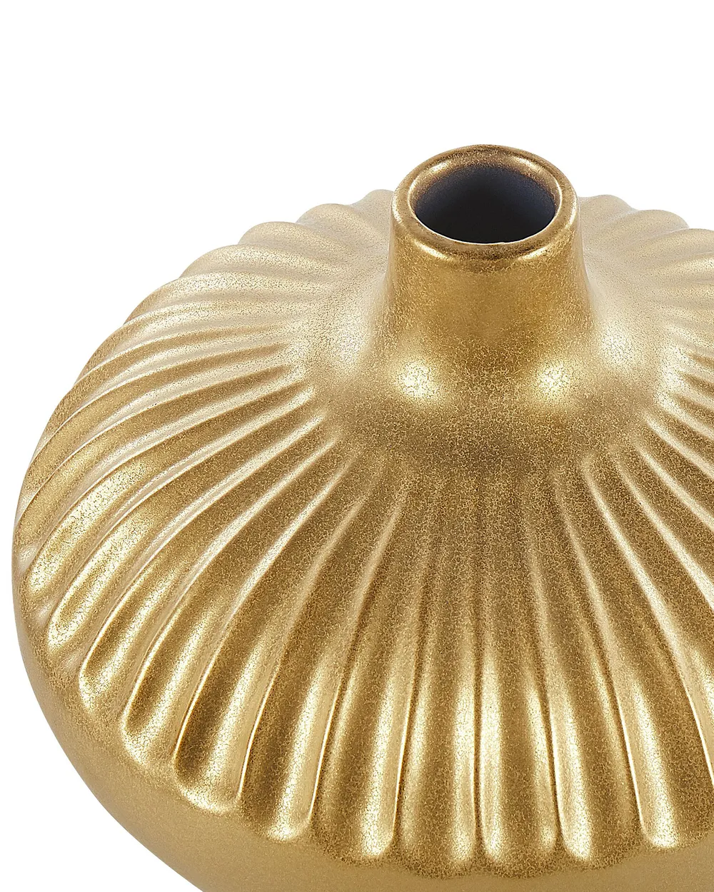 Decorative Vase CERCEI 20 cm Stoneware Gold_818245