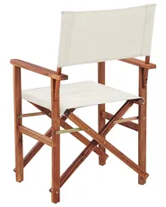Set of 2 Garden Chairs CINE Acacia Wood Dark Green_819085