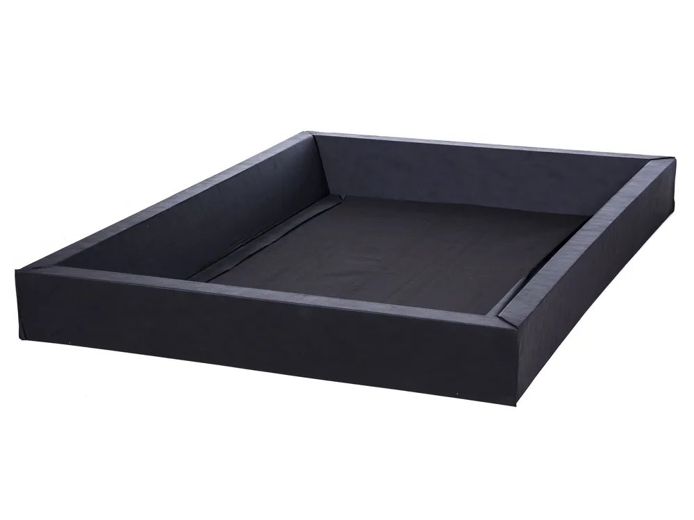 Wasserbett Bouclé BAJONNA 180 x 200 cm Braun_1007659