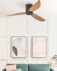 Ceiling Fan MALAD with Remote Black_861553