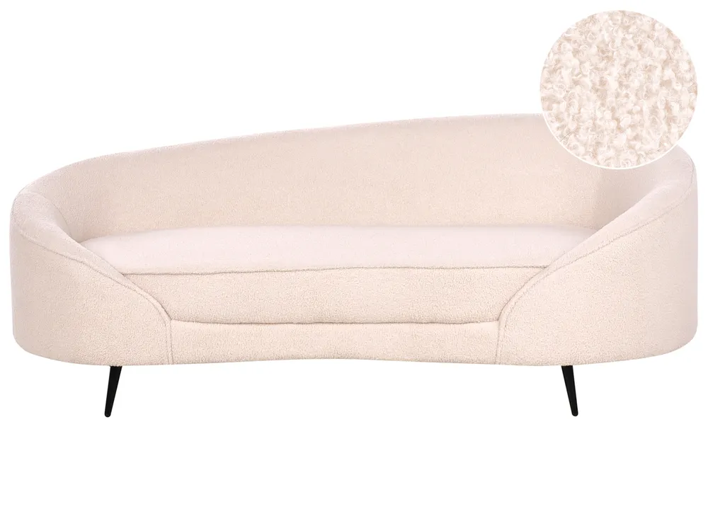 Sofa 2-Sitzer SAVAR Bouclé Beige