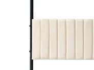 Krevet s baldahinom Metal MIRABEAU 160 x 200 cm Crni_1033523