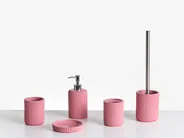 5-Piece Bathroom Accessories Set CAMANA Pink_996568