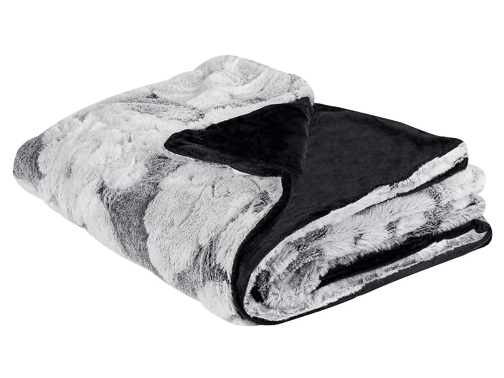 Kuscheldecke KOSI 150 x 200 cm Hellgrau