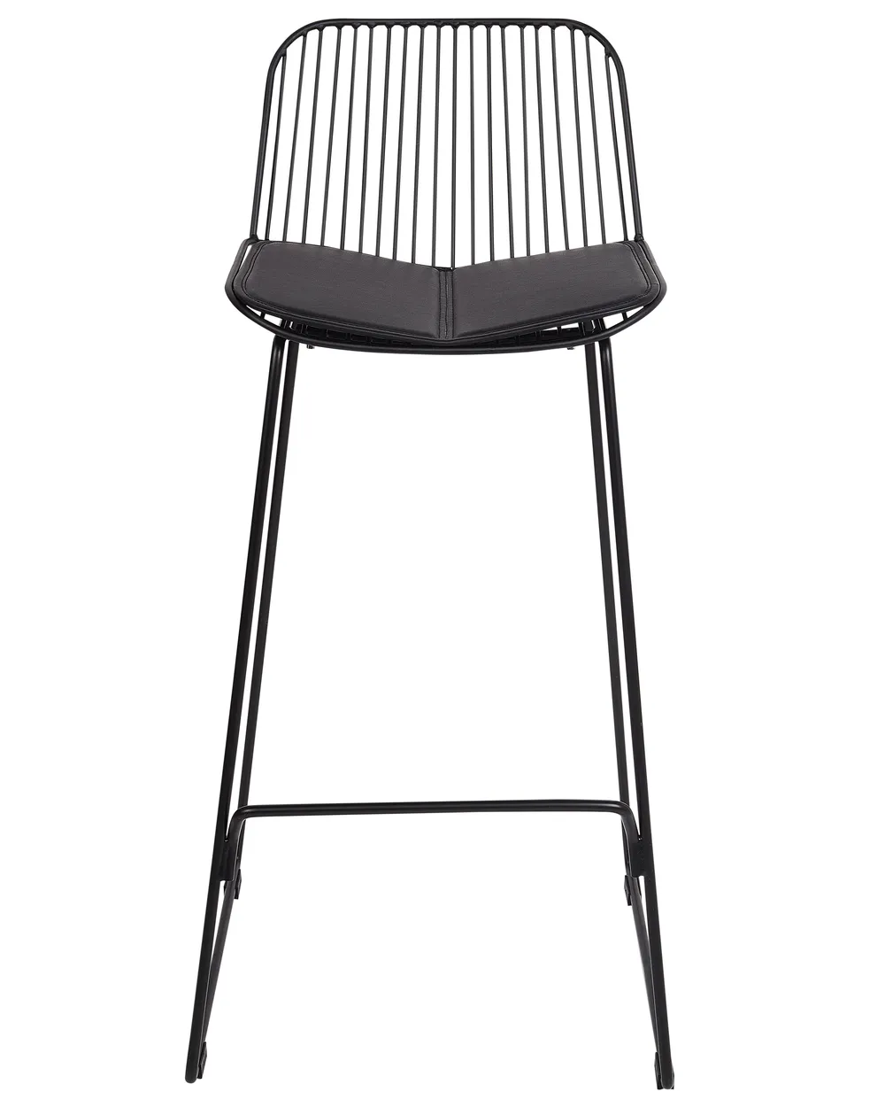 Set mit 2 Barstühlen PENSACOLA Metall Schwarz_907496