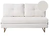 Schlafsofa 3-Sitzer JERSLEV Bouclé Cremeweiß