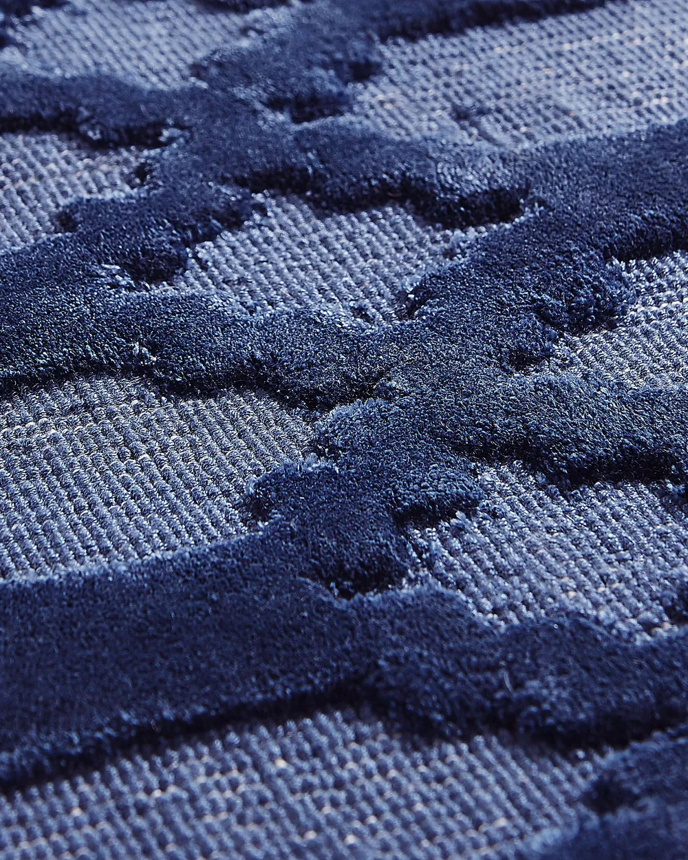 Teppich CIZRE Marineblau 160 x 230 cm Viskose_782622