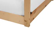 Hochbett Haus Kiefernholz LABATUT 90 x 200 cm Hellbraun_911502
