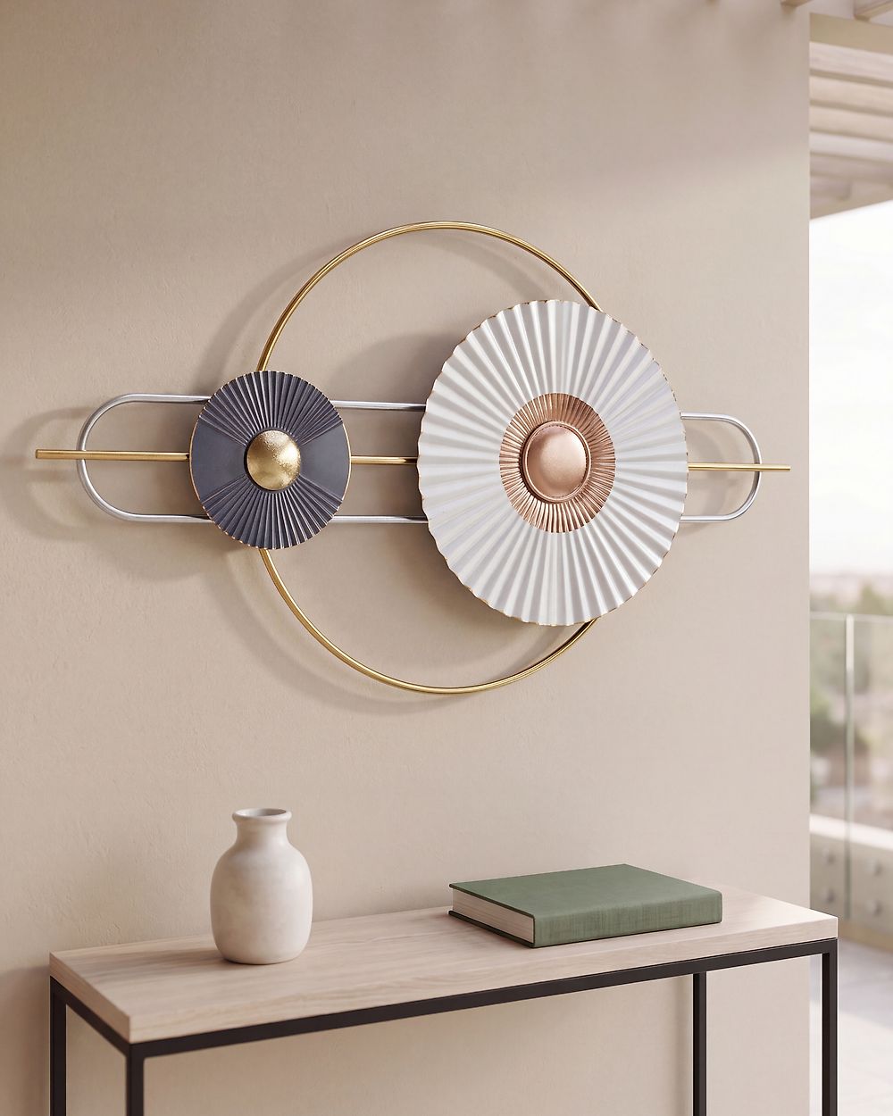 Wanddecoratie AMARANTE 43 cm Meerkleurig