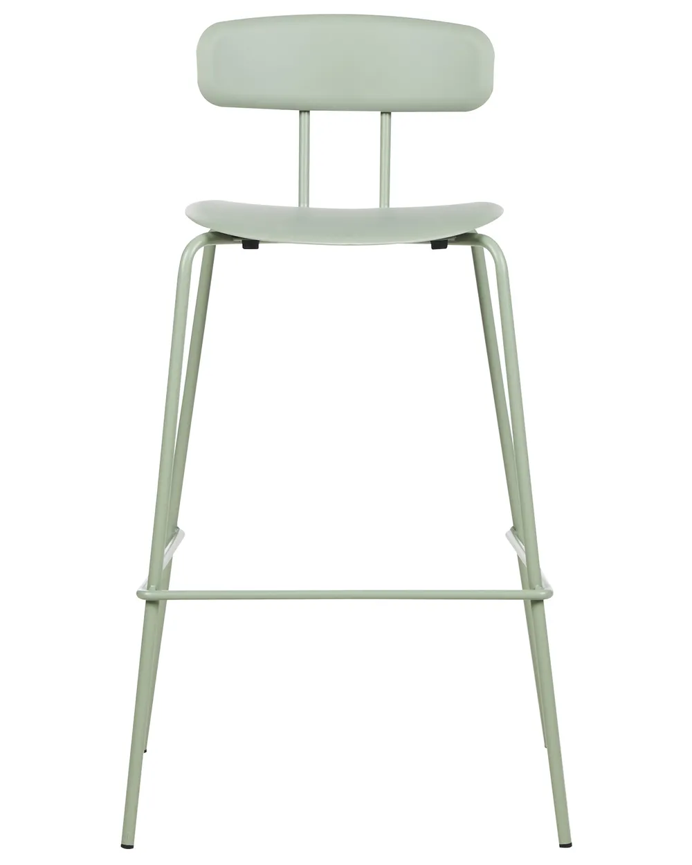 Set of 2 Bar Chairs SIBLEY Light Green_902795