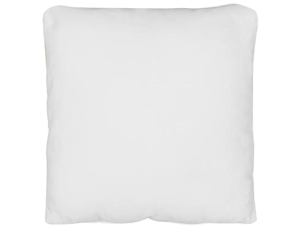Dekokissen WARANASI Baumwolle 45 x 45 cm Orange_790688