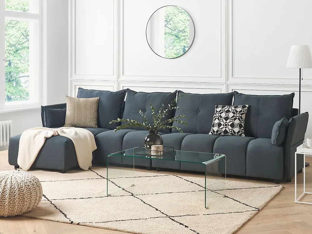 Ecksofa TOMRA Stoff Graphitgrau rechtsseitig_1182501