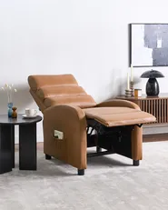 Fernsehsessel OTUS Kunstleder Braun_1074024