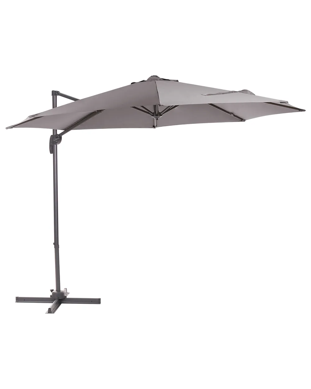 Ampelschirm 294 cm SAVONA Dunkelgrau