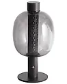 Kabellose LED Tischlampe PULANGI mit Dimmer Metall Schwarz