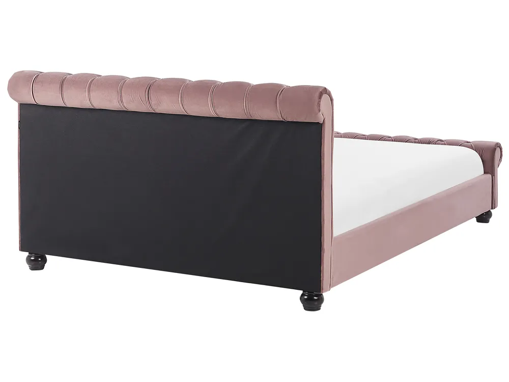 Vodeni krevet Samet AVALLON 160 x 200 cm Ružičasta_846760