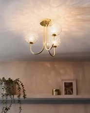 Deckenlampe ANADYR Glas Beige_943048