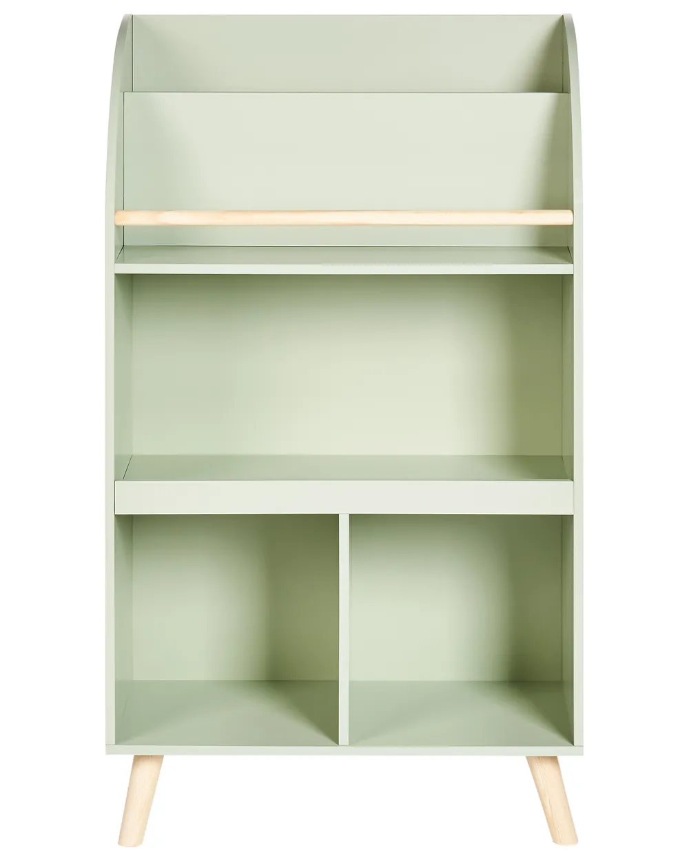 3 Tier Bookcase LILOET 102 cm Light Green_950037
