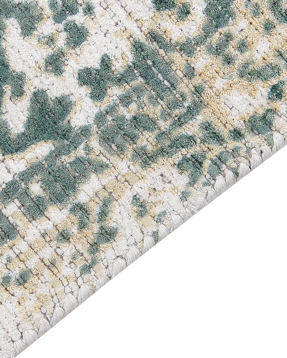 Rug BOYALI Light Beige 80 x 150 cm Viscose_836760