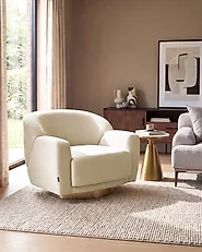 Sessel LEJRE Stoff Hellbeige_1183140