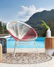 Gartenstuhl ACAPULCO Polyrattan Fuchsia_717822