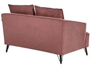 Sofa 2-Sitzer HOBRO Stoff Burgunderrot_943773