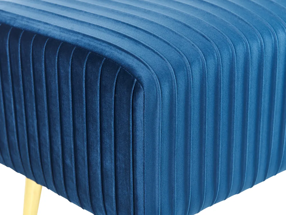 Polsterbank PATERSON Samtstoff Blau_860440