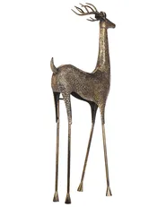 Floor Christmas Decoration PELLO 126 cm Reindeer Gold_787006