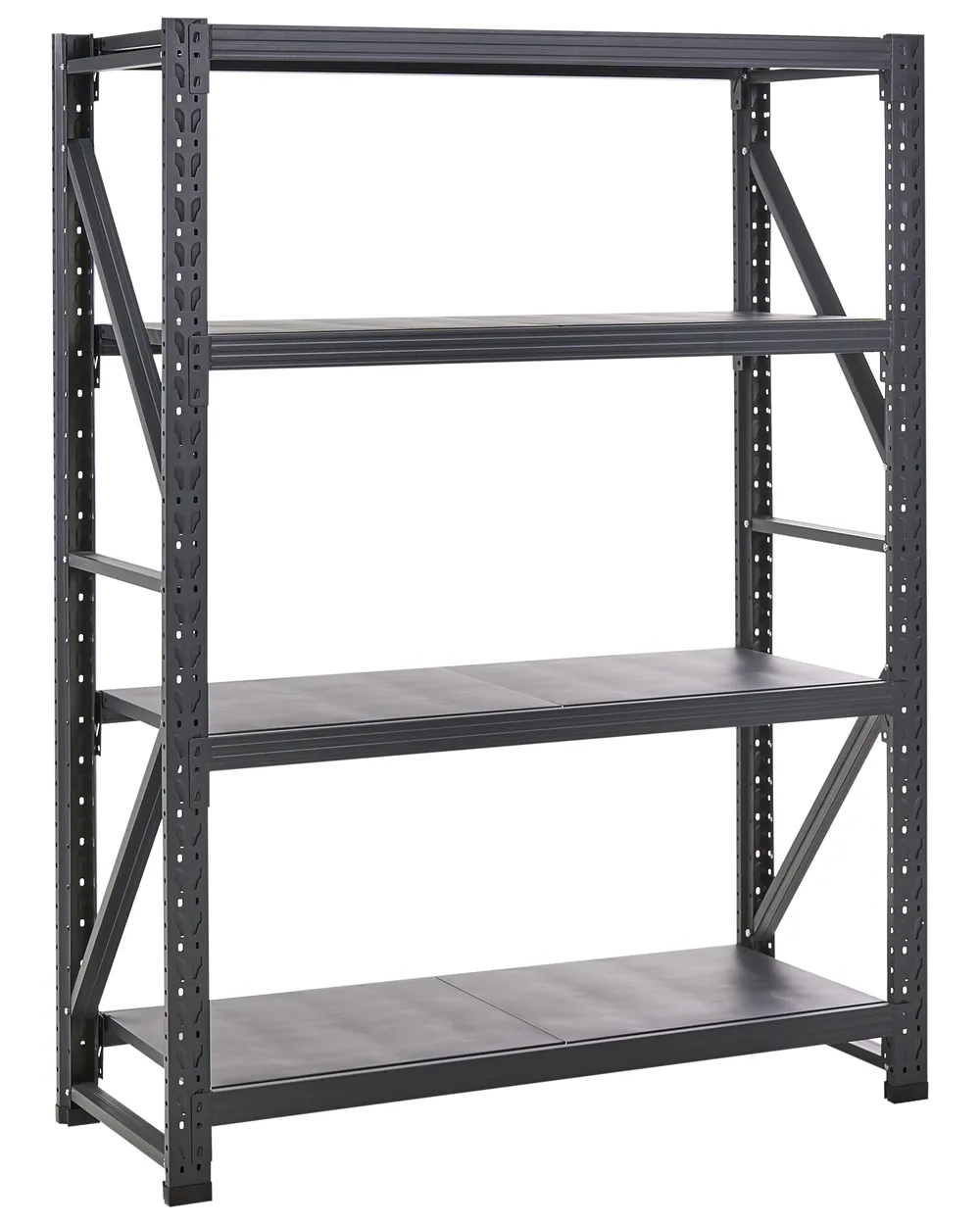 Garagenregal FIUGGI 150 cm 200 cm Metall Schwarz
