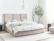 Bett mit Stauraum LAGORD Stoff Taupe 180 x 200 cm_971563