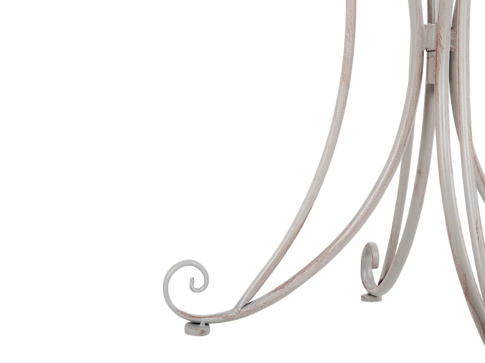 Bistro Set klappbar CILENTO Metall Grau_749996