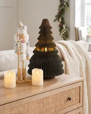 Weihnachtsdekoration LED ANDAN 41 cm Weihnachtsbaum Grün_1148658