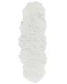 Kunstfellteppich MAMUNGARI Weiß 60 x 180 cm