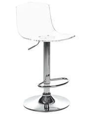 Set mit 2 Barstühlen IMOLA drehbar Transparent_915126