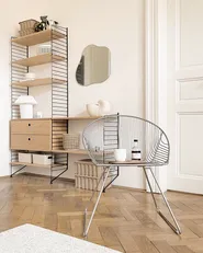 Set od 2 blagovaonske stolice AURORA Metal Srebrni_961374