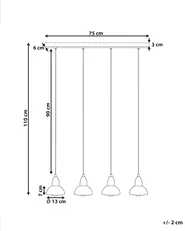 Pendant Lamp CASTALY Metal Brass_878393
