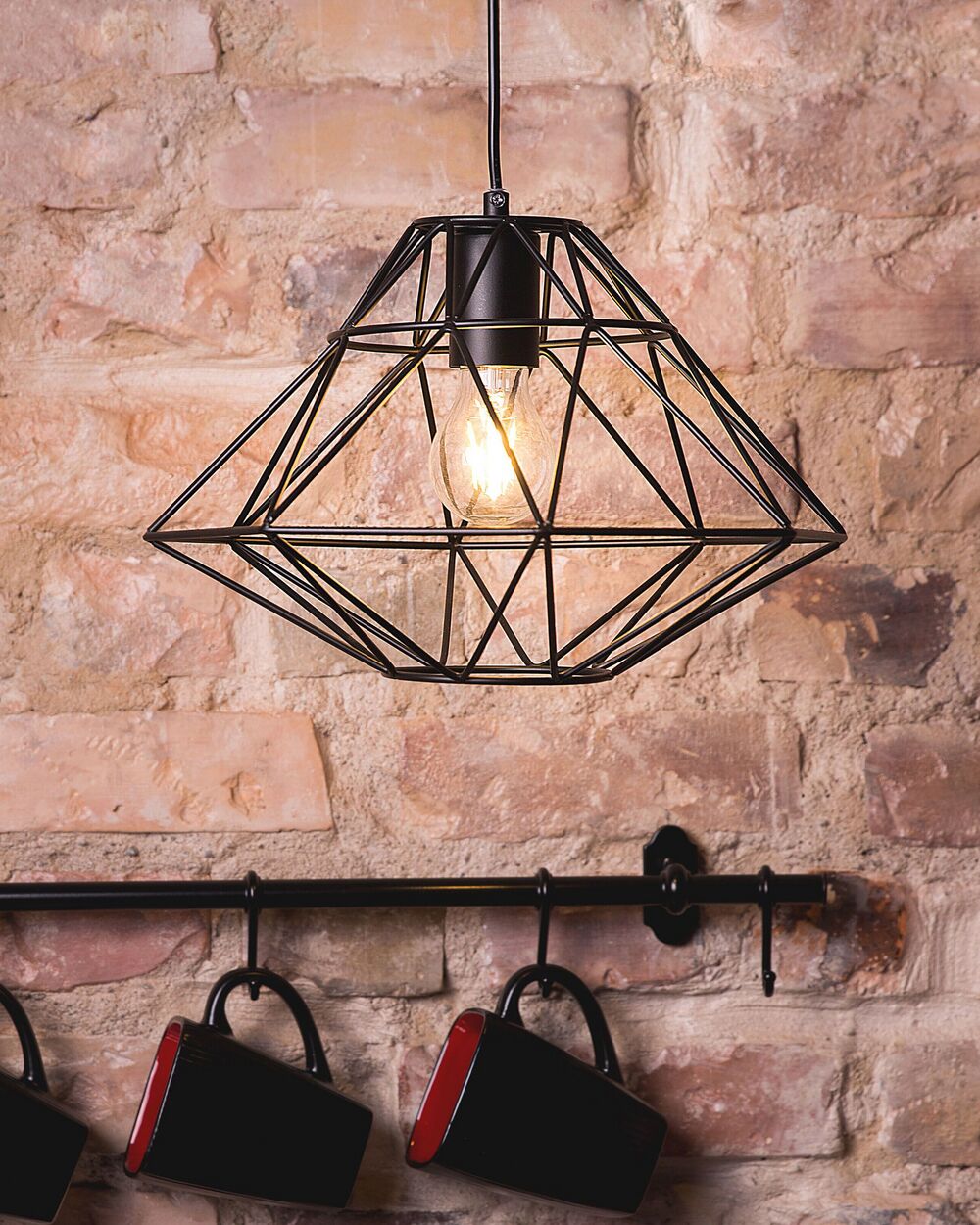 Pendant Lamp GUAM Metal Black