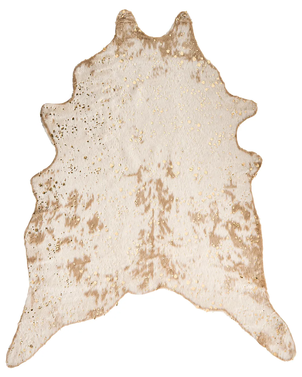 Faux Cowhide Rug BOGONG Light Beige 130 x 170 cm