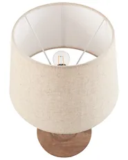 Table Lamp GODAWARI Mango Wood Dark Brown_985994