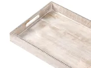 Set of 2 Serving Trays QUENA Mango Wood Light Brown_1003854