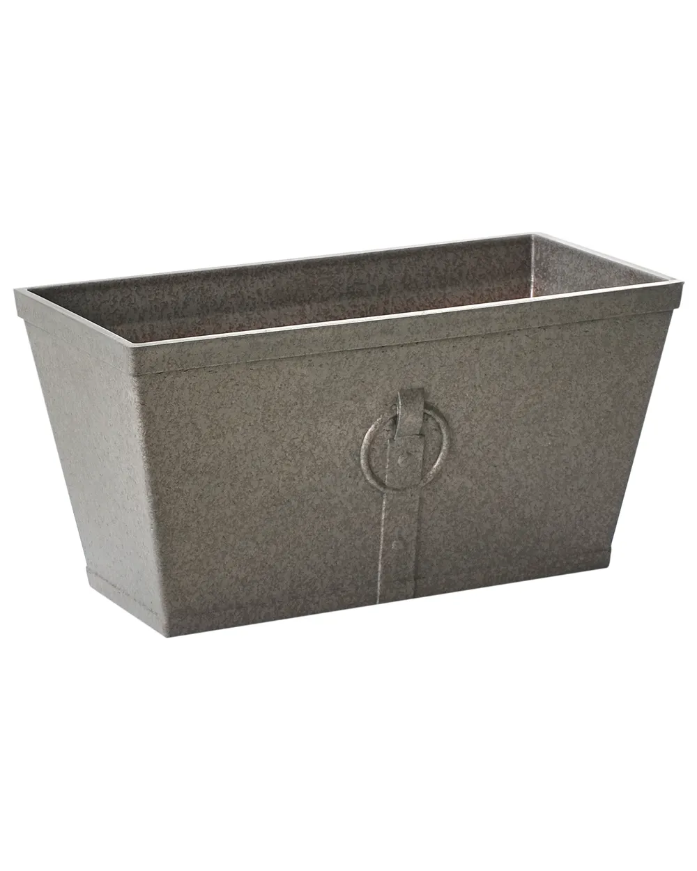 Set mit 2 Blumentöpfen PORIA 60 cm Grau_841660