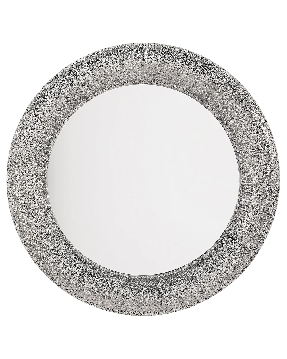 Wandspiegel CHANNAY 80 cm 80 cm Metall Silber