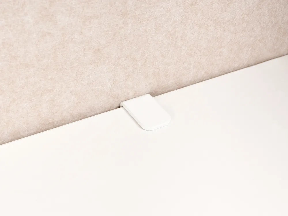 Schreibtischtrennwand SOLOA 210 x 61 cm Beige_1014934