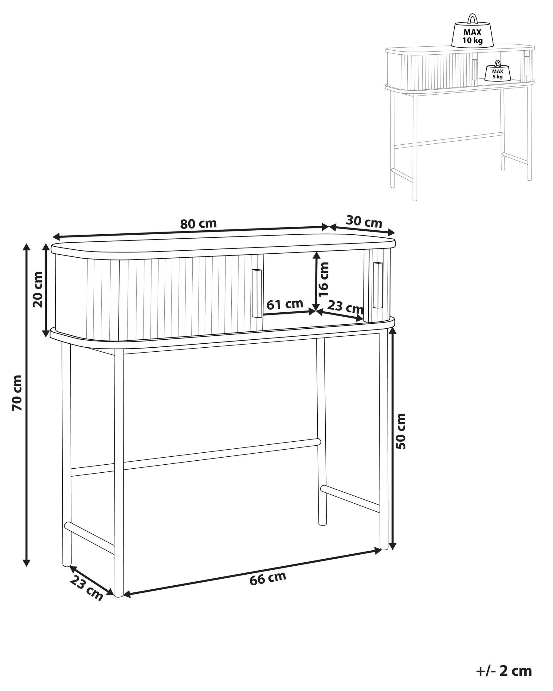 Konsolentisch BRADLEY Schwarz_1002292