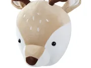 Wanddekoration für Kinder Hirsch BAMBI 30 cm Beige_847832