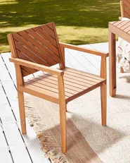 Garden Chair BARATTI Acacia Wood Brown_869017