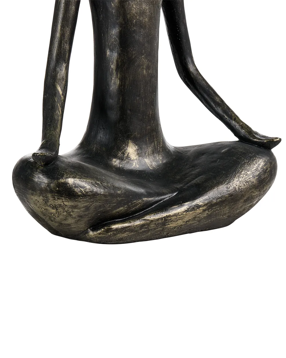 Garden Statue YOGHINA Woman Black/ Gold_1150429