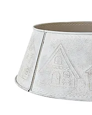 Christmas Tree Collar HEINOLA 72 cm Iron Off-White_1171216