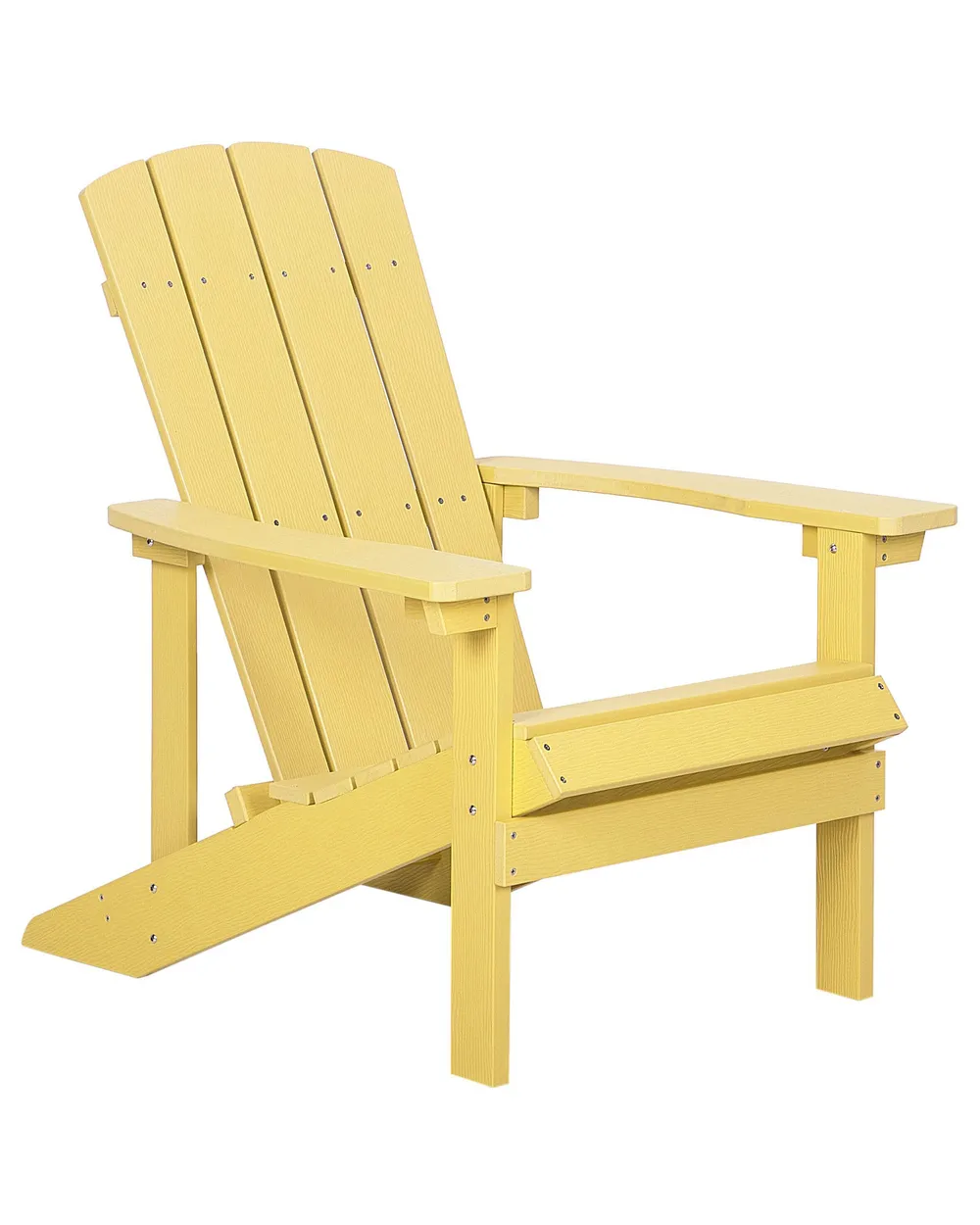 Gartenstuhl ADIRONDACK mit Fußstütze Gelb_809664